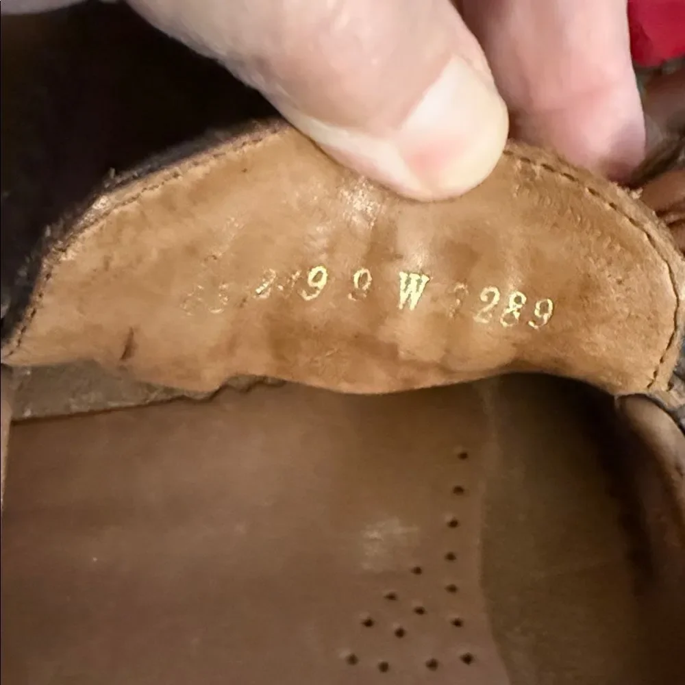 Giorgio Brutini Tan Woven Leather Loafers